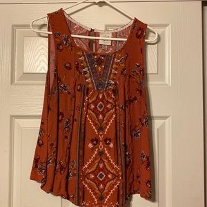 Cute pattern sleeveless tank